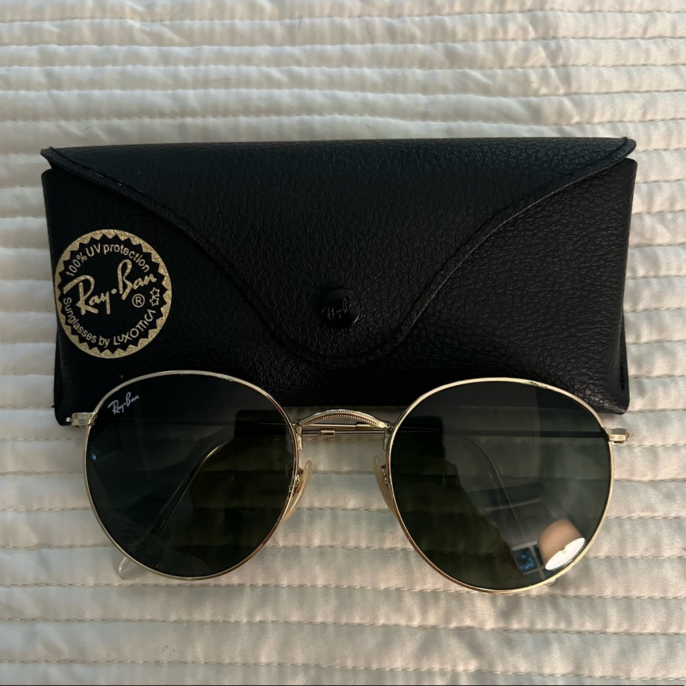 Ray-Ban Round Metal Legend Gold